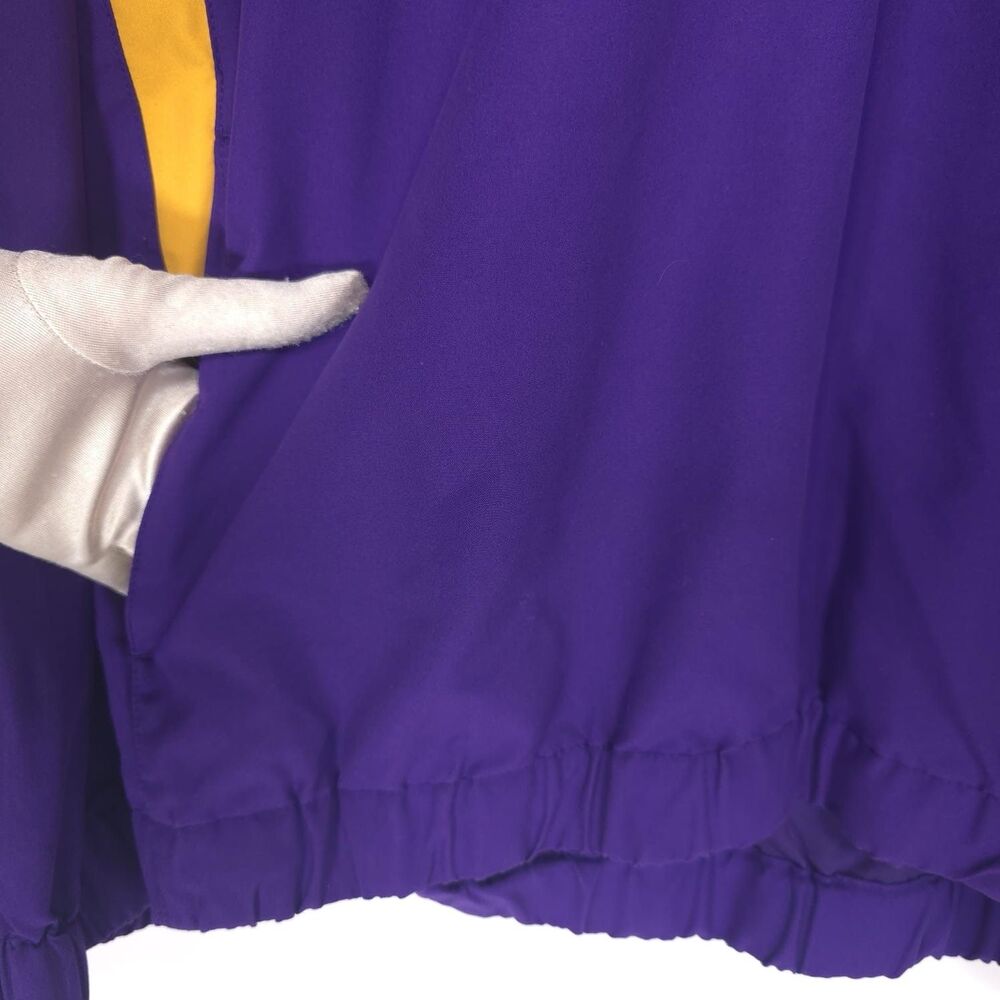 Minnesota Vikings NFL Team‎ Apparel Size XL Embroidered Pullover Jacket Vintage - Picture 8 of 10